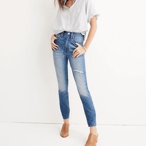 Madewell High Rise Rigid Skinny jeans